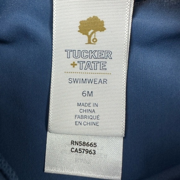 Tucker + Tate Rashguard Swim Suit Set Size 6 Months - Picture 4 of 7